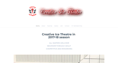 Desktop Screenshot of creativeicetheatre.com